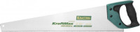 Ножовка KRAFTOOL «Expert» "SuperMax", универсальный точный рез, универсальный мелкий закаленный зуб, 9/10 TPI, 550 мм