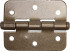 Петля накладная стальная "ПН-60", цвет бронзовый металлик, универсальная, 60мм - Петля накладная стальная "ПН-60", цвет бронзовый металлик, универсальная, 60мм