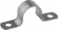 Скобы СВЕТОЗАР металлические для крепления металлорукава d=15 мм, двухлапковые, 100шт
