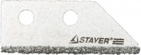 Лезвие STAYER «Profi» сменное с карбидным напылением для скребка 33415, 2шт.