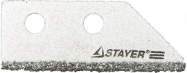 Лезвие STAYER «Profi» сменное с карбидным напылением для скребка 33415, 2шт. - Лезвие STAYER «Profi» сменное с карбидным напылением для скребка 33415, 2шт.