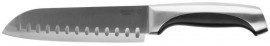 Нож LEGIONER "FERRATA" "Сантоку", рукоятка с металлическими вставками, лезвие из нержавеющей стали, 175 мм - Нож LEGIONER "FERRATA" "Сантоку", рукоятка с металлическими вставками, лезвие из нержавеющей стали, 175 мм
