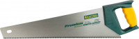 Ножовка KRAFTOOL «Pro» "PREMIUM",3-х гранный,закал зуб,двухкомп пласт ручка,для столяр плит и дерев панелей,11TPI,450 мм