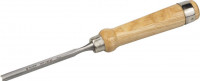 Стамеска-долото ЗУБР «Эксперт» полукруглая с деревянной ручкой, хромованадиевая сталь, 10 мм