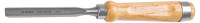 Стамеска-долото ЗУБР «Эксперт» полукруглая с деревянной ручкой, хромованадиевая сталь, 14 мм