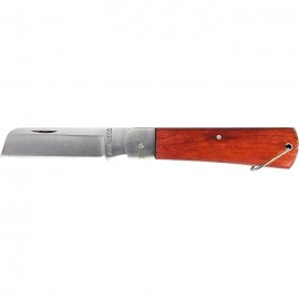 Нож складной, 200 мм, прямое лезвие, деревянная ручка SPARTA - Нож складной, 200 мм, прямое лезвие, деревянная ручка SPARTA