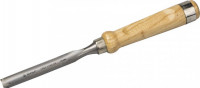 Стамеска-долото ЗУБР «Эксперт» полукруглая с деревянной ручкой, хромованадиевая сталь, 18 мм