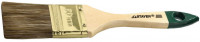 Кисть плоская STAYER "LASUR-STANDARD", смешанная (натуральная и искусственная) щетина, деревянная ручка, 50 мм