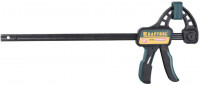 Струбцина KRAFTOOL «Expert» "EcoKraft" ручная пистолетная, пластиковый корпус, 300/500 мм, 150кгс