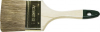 Кисть плоская STAYER "LASUR-STANDARD", смешанная (натуральная и искусственная) щетина, деревянная ручка, 63 мм