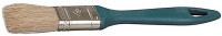 Кисть плоская ЗУБР "УНИВЕРСАЛ-МАСТЕР" "КП-11", натуральная щетина, пластмассовая ручка, 25 мм
