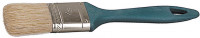 Кисть плоская ЗУБР "УНИВЕРСАЛ-МАСТЕР" "КП-11", натуральная щетина, пластмассовая ручка, 38 мм