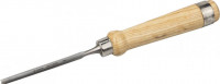 Стамеска-долото ЗУБР «Эксперт» полукруглая с деревянной ручкой, хромованадиевая сталь, 8 мм