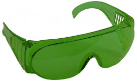 Очки STAYER «Standard» защитные, поликарбонатная монолинза с боковой вентиляцией, зеленые - Очки STAYER «Standard» защитные, поликарбонатная монолинза с боковой вентиляцией, зеленые