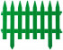 Забор декоративный GRINDA "КЛАССИКА", 28x300см, зеленый - Забор декоративный GRINDA "КЛАССИКА", 28x300см, зеленый