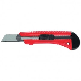 Нож, 18 мм, выдвижное лезвие, металлическая направляющая MATRIX - Нож, 18 мм, выдвижное лезвие, металлическая направляющая MATRIX