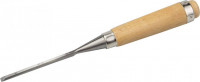 Стамеска-долото ЗУБР «Эксперт» с деревянной ручкой, хромованадиевая, 6 мм