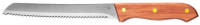 Нож LEGIONER "GERMANICA" хлебный с деревянной ручкой, нерж лезвие 200 мм