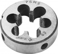 Плашка ЗУБР «Эксперт» круглая машинно-ручная для нарезания метрической резьбы, М16 x 2