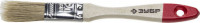 Кисть плоская ЗУБР "УНИВЕРСАЛ-«Стандарт»", натуральная щетина, деревянная ручка, 20 мм