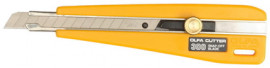 Нож OLFA с выдвижным лезвием с фиксатором, 9мм - Нож OLFA с выдвижным лезвием с фиксатором, 9мм