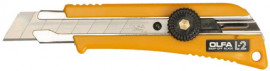 Нож OLFA с выдвижным лезвием эргономичный с резиновыми накладками, 18мм - Нож OLFA с выдвижным лезвием эргономичный с резиновыми накладками, 18мм