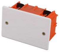 Коробка монтажная СВЕТОЗАР для полых стен, макс. напряжение 400В, с крышкой, 100х100х50 мм, прямоугольная