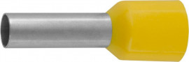 Наконечник СВЕТОЗАР штыревой, изолированный, для многожильного кабеля, желтый, 6,0 мм2, 10шт - Наконечник СВЕТОЗАР штыревой, изолированный, для многожильного кабеля, желтый, 6,0 мм2, 10шт