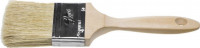 Кисть плоская STAYER "UNIVERSAL-LUX", светлая натуральная щетина, деревянная ручка, 75 мм