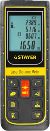 Дальномер STAYER «Profi» лазерный "SDL-100", точность 2мм, дальность 100м - Дальномер STAYER «Profi» лазерный "SDL-100", точность 2мм, дальность 100м