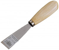 Шпательная лопатка ТЕВТОН c деревянной ручкой, 30 мм