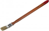 Кисть радиаторная угловая ЗУБР "УНИВЕРСАЛ-МАСТЕР", светлая натуральная щетина, деревянная ручка, 25 мм