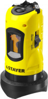 Построитель плоскостей STAYER «Master» "LASER-Max" лазерный самовыравнивающийся, точность +/-1 мм/м, дальность 10 м.