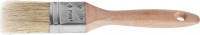 Кисть ЗУБР «Эксперт» "Универсал" плоская, для всех видов ЛКМ, светлая натуральная щетина, деревянная ручка, 1,5"/38 мм
