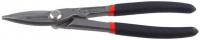 Ножницы ЗУБР «Мастер» по металлу цельнокованые, прямые, инструментальная сталь У8, 200 мм