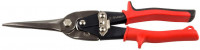 Ножницы ЗУБР «Мастер» по металлу, рычажные, прямые удлинённые, CR-V, двухкомпонентная ручка, 300 мм