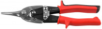 Ножницы ЗУБР «Мастер» по металлу, рычажные, прямые, CR-V, двухкомпонентная ручка, 250 мм
