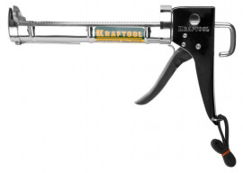 Пистолет KRAFTOOL «Industrie» для герметиков, полукорпусной, хромированный, 320мл - Пистолет KRAFTOOL «Industrie» для герметиков, полукорпусной, хромированный, 320мл
