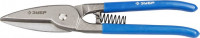 Ножницы ЗУБР «Эксперт» по металлу цельнокованые, усиленные, прямые, 300 мм