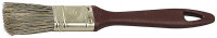 Кисть плоская ЗУБР "АКВА-МАСТЕР" "КП-13", искусственная щетина, пластмассовая ручка, 25 мм