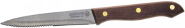 Нож LEGIONER "GERMANICA" для стейка, с деревянной ручкой, лезвие нерж 110мм - Нож LEGIONER "GERMANICA" для стейка, с деревянной ручкой, лезвие нерж 110мм