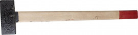 Кувалда литая с деревянной рукояткой 7кг - Кувалда литая с деревянной рукояткой 7кг