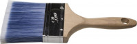 Кисть плоская STAYER "AQUA-LUX", искусственная щетина, неокрашенная профессиональная деревянная ручка, 100 мм
