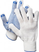 Перчатки трикотажные, 7 класс, х/б, с защитой от скольжения