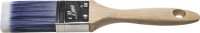 Кисть плоская STAYER "AQUA-LUX", искусственная щетина, неокрашенная профессиональная деревянная ручка, 38 мм