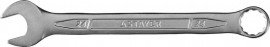 Ключ гаечный комбинированный, Cr-V сталь, хромированный, 24мм - Ключ гаечный комбинированный, Cr-V сталь, хромированный, 24мм