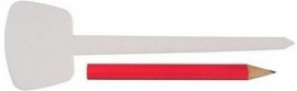 Набор меток-ориентиров GRINDA для засеянных грядок: 25 ярлыков (тип - "Т") + карандаш, 125 мм - Набор меток-ориентиров GRINDA для засеянных грядок: 25 ярлыков (тип - "Т") + карандаш, 125 мм