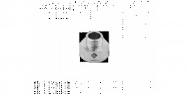 Переходник ЗУБР «Эксперт» удлиненный цилиндрический, никелированная латунь - Переходник ЗУБР «Эксперт» удлиненный цилиндрический, никелированная латунь