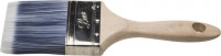Кисть плоская STAYER "AQUA-LUX", искусственная щетина, неокрашенная профессиональная деревянная ручка, 75 мм