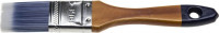Кисть плоская ЗУБР "АКВА-МАСТЕР", искусственная щетина, деревянная ручка, 38 мм